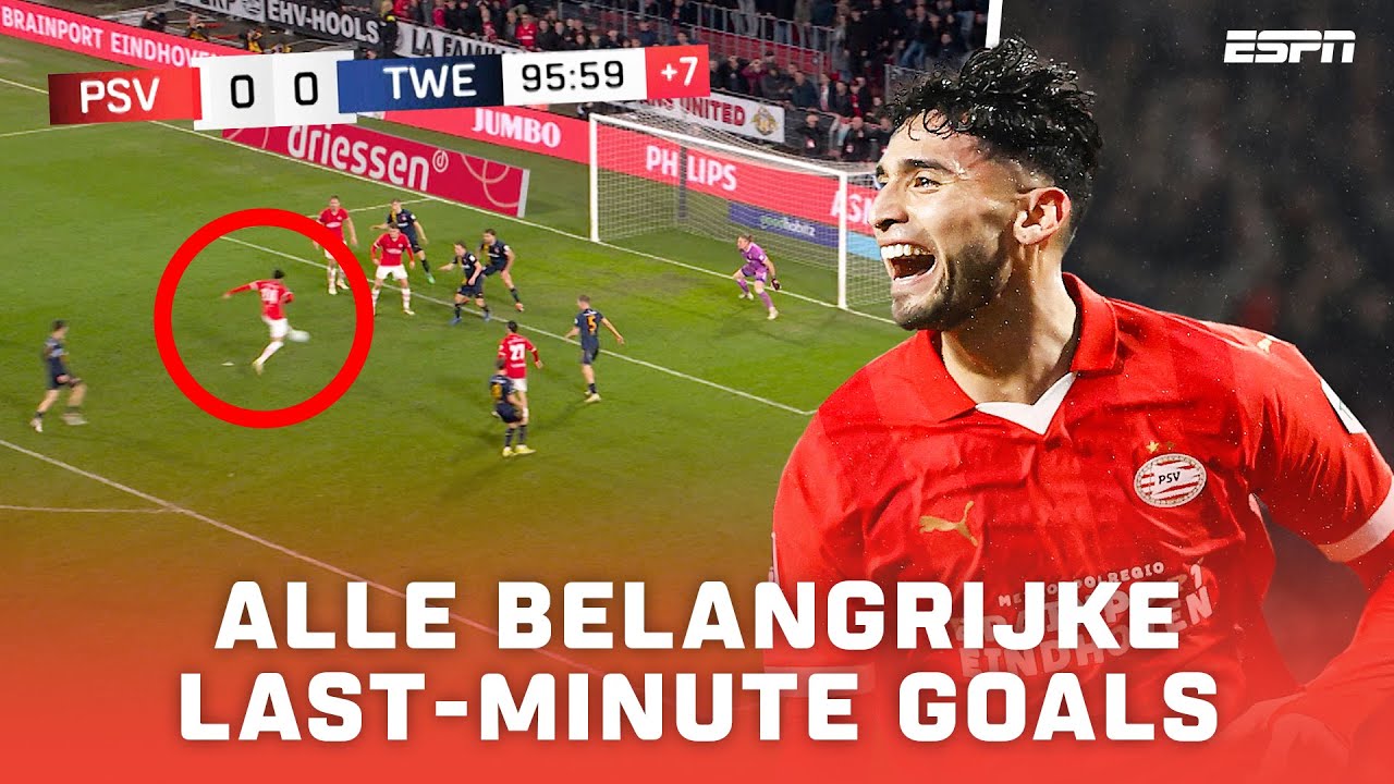 Alle BELANGRIJKE LAST-MINUTE GOALS in de Eredivisie 2023/24 ⏰🤯