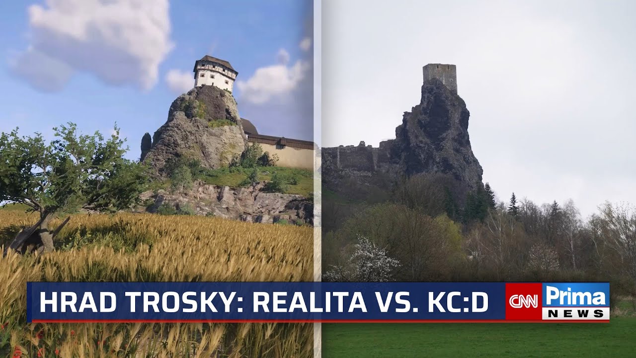 Porovnali jsme skutečné Trosky s videohrou. Povedená podoba, hodnotí kastelánka