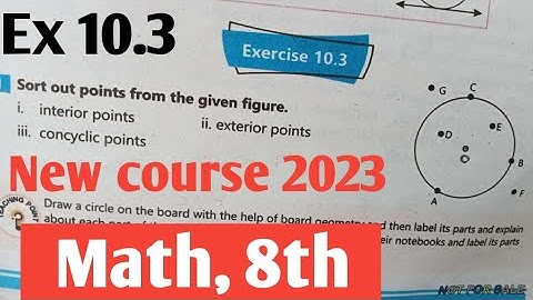 Exercise 10.3 class 8 Math Geometry  unit 10 | New course kpktbb and ptb 2023 SNC