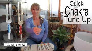 10 minute Chakra Tuning with Solfeggio Frequencies | All 7 Chakras