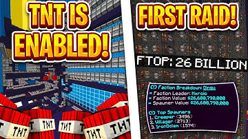 TNT HAS ENABLED! *RICH RAID* I Minecraft Factions I Minecadia