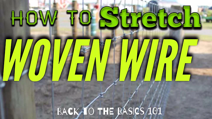 Stretching woven/sheep wire~