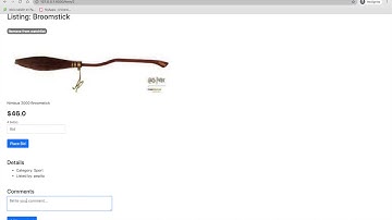 CS50 Web programming - Project2 (commerce)