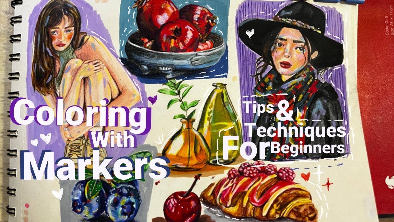 How to Color with Markers – Step by Step Tutorial
