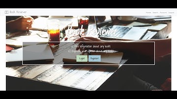 Harvard CS50W (2019) - Project 1 - Book Review Site