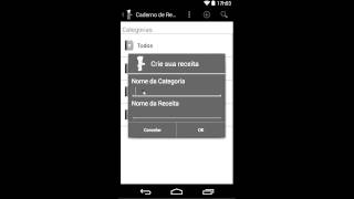 Tutorial Caderno de Receitas screenshot 2