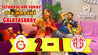Galatasaray 2 - 1 Antalyaspor Fanati̇k Galatasarayli Annem Ve Fenerbahçeli̇ Babamla Maça Tepki̇ Vi̇deomz