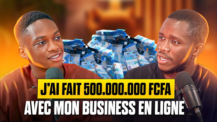 Wilson Botoyiye : "J'ai fait plus de 500.000.000F CFA en un an grâce à mes business en ligne."