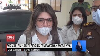 Download lagu Via Vallen Hadiri Sidang Pembakaran Mobilnya