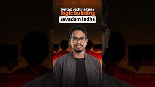 Syntax Vastundi Kani Logic Build Avvatleda | PythonLife