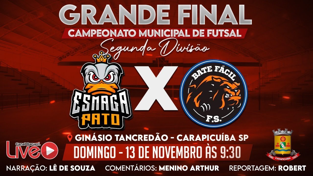 Esmaga Pato Vs Bate Fácil F.s. | Campeonato Municipal De Futsal