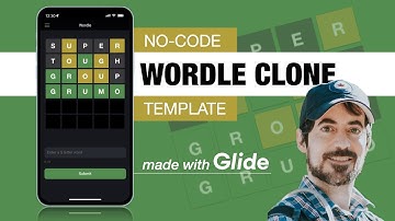 WORDLE Clone made WITHOUT CODING (Using Glide)