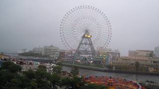 みなとみらい 観覧車20190610夕方 コスモクロック２１DSCN8423