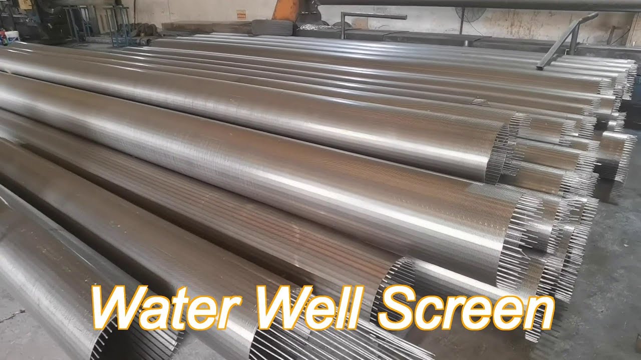 ss304l 8-5/8" slot 40 water well screen for sand control in water wells