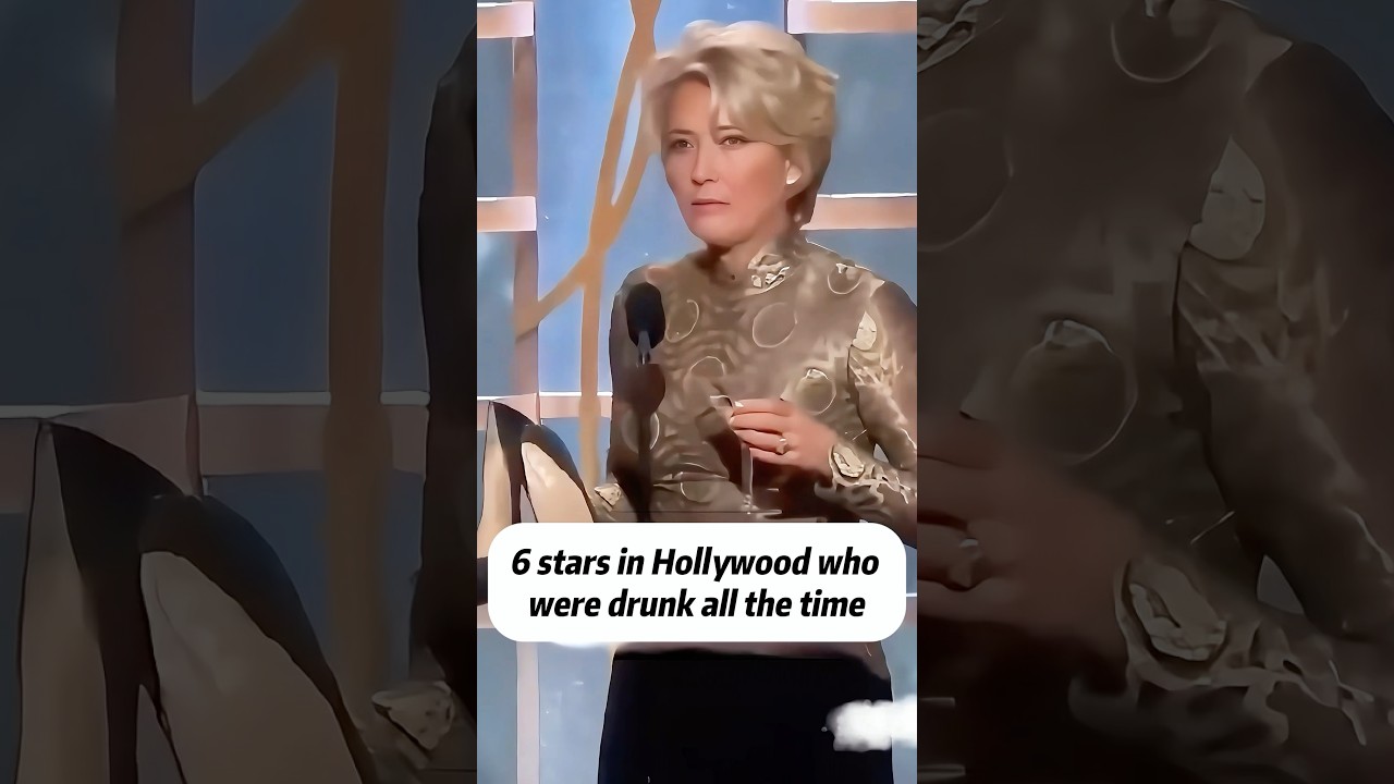 6 stars in Hollywood who were drunk all the time 