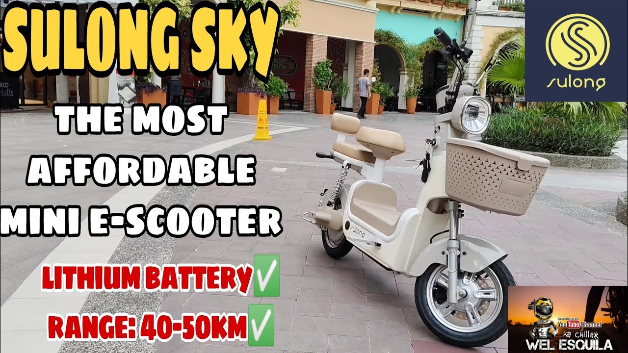 THE MOST AFFORDABLE MINI E SCOOTER WITH LITHIUM BATTERY || SULONG SKY