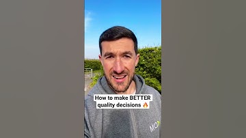 Make BETTER quality decisions - The missing piece. #shorts #shortvideo #decisionmaking