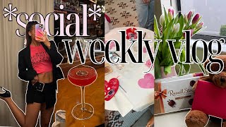 a *social* week in my life vlog 🧸🍸⭐️ super bowl, galentine girls night, paint & sip party, car chats by Lexi Luxury 271 views 3 months ago 11 minutes