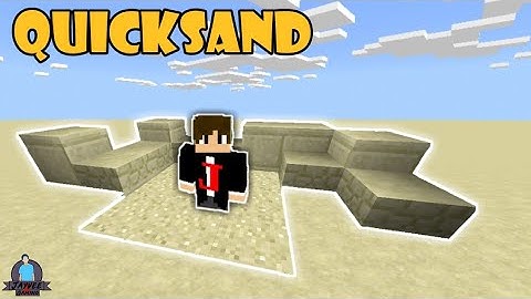 How to make a Quicksand in Minecraft Pe
