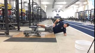 Feet Elevated Dynamic Side Plank