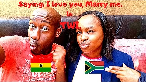 How to say I LOVE YOU  in TWI| Learn TWI| Speak TWI| Valentines