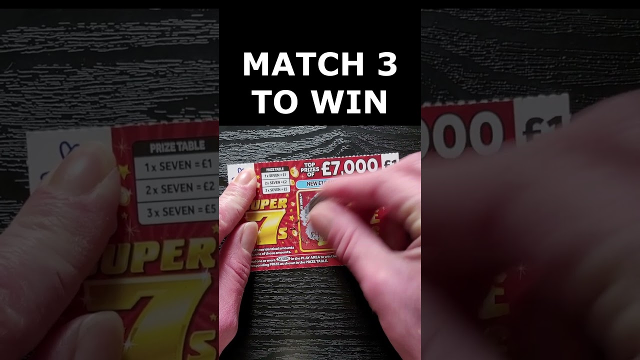 £7,000 SUPER 7s Scratch Card from LONDON