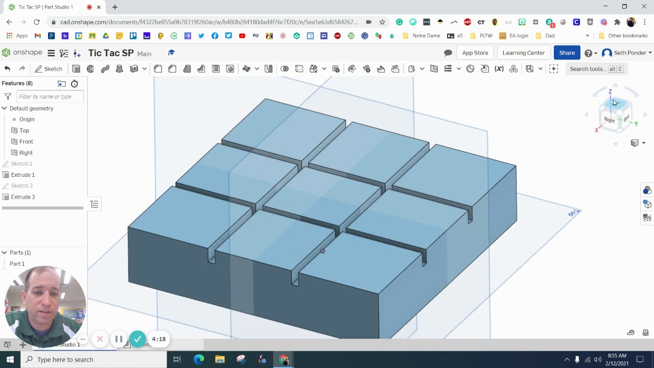 Design Tic Tac Toe with OnShape 