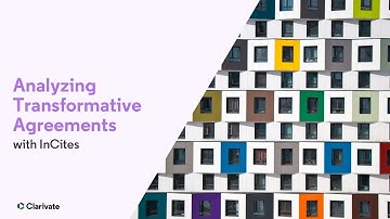 Analyzing Transformative Agreements with InCites