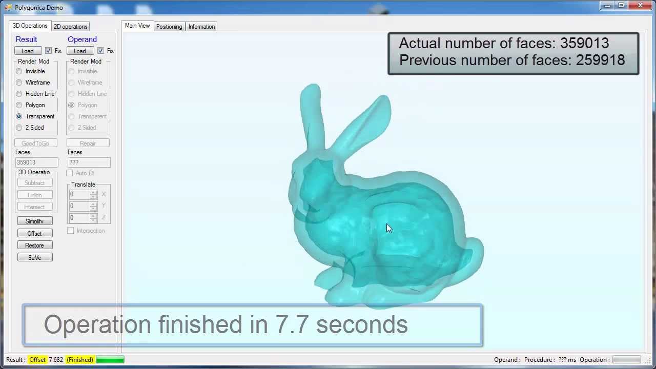 Boolean operations in 2D and 3D by Polygonica - YouTube