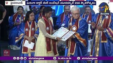 Dr BR Ambedkar Open University 26th Convocation | Hyd | ఘనంగా అంబేద్కర్ యూనివర్సిటీ 26వ స్నాతకోత్సవం
