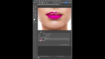 Mind-blowing technique to create realistic lipsticks in photoshop #photoshop #shorts