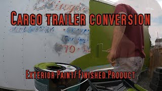 Cargo Trailer Conversion : Exterior Paint and Finished Product