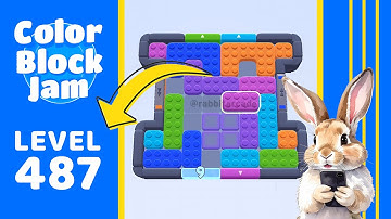 Color Block Jam Level 487 Solution Walkthrough