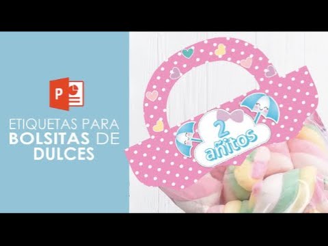 Diseñar etiquetas para bolsas de chuches