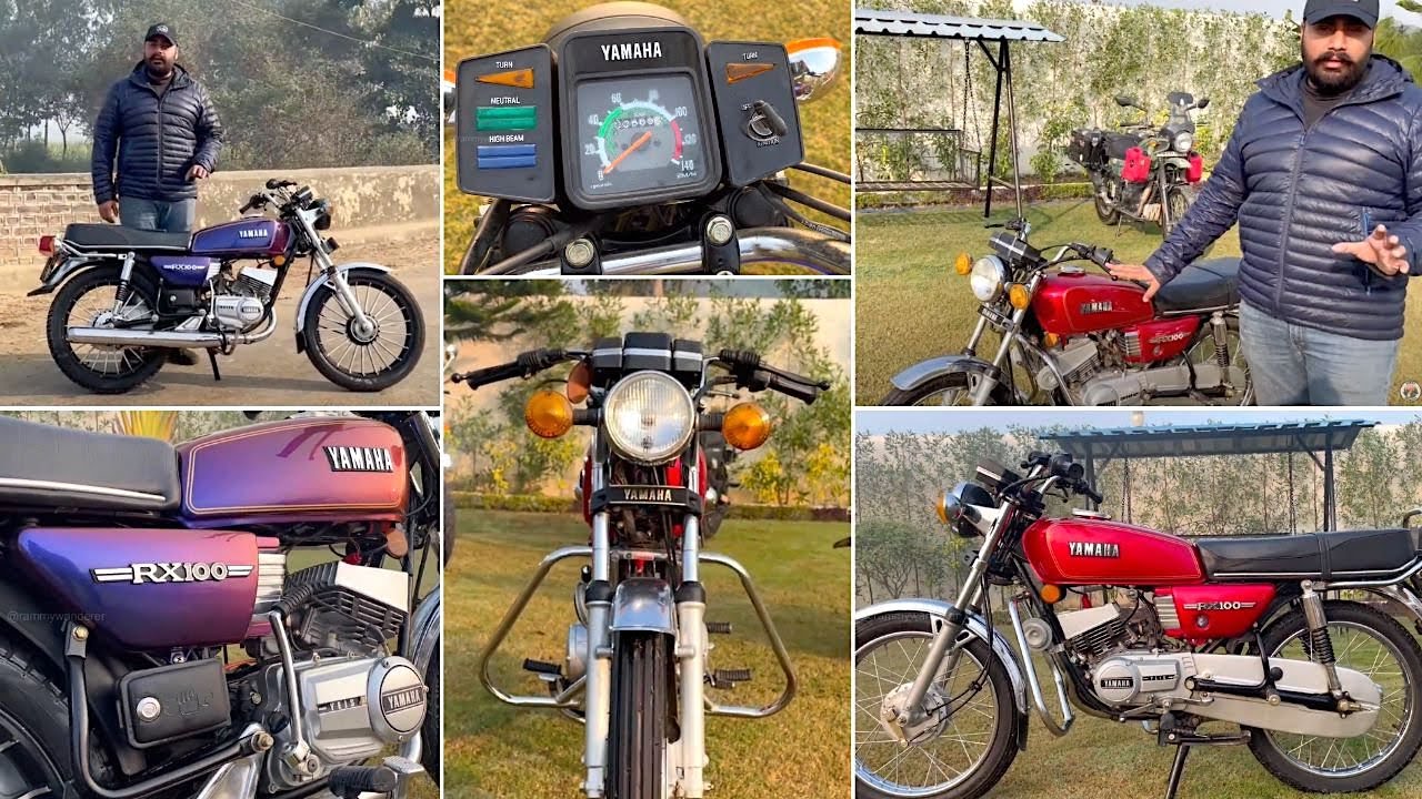 New With Riding Rx100 Brand-New Like Yamaha RX100 Twins 🔥 Test Ride and Exhaust Sound 🔥 - YouTube
