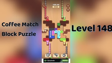 Coffee Match Block Puzzle Level 148 Walkthrough ☕🧩 | Easy Step-by-Step Guide | SolutionGuruji