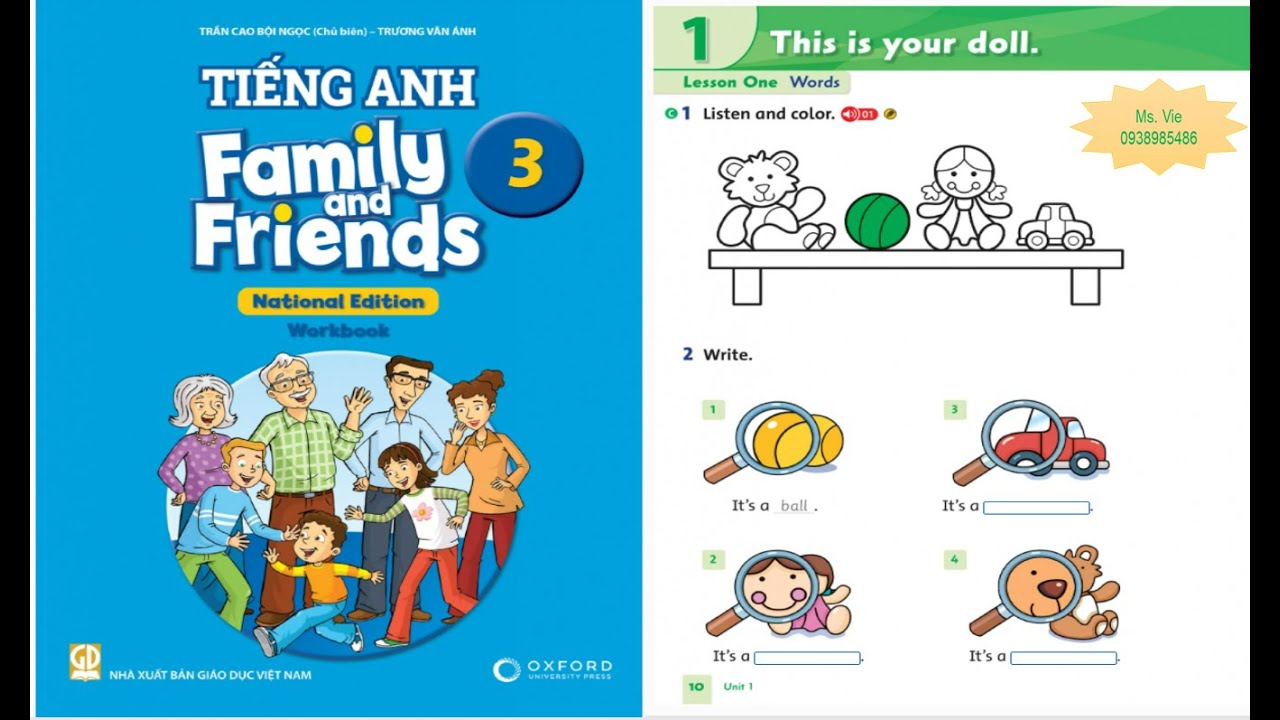 Tiếng Anh 3 Family and Friends national edition 3 WORKBOOK - YouTube