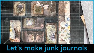 Let's make junk journals. #junkjournal