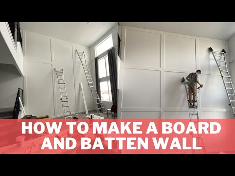 Board and Batten Wall DIY