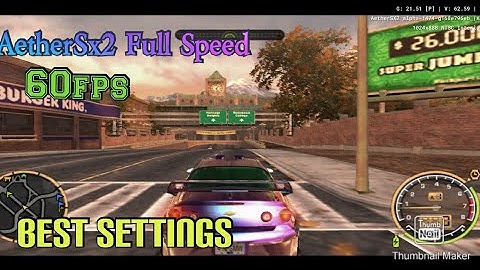 AetherSx2 Need For Speed Most Wanted Full Speed "60 fps" Poco X3 Pro