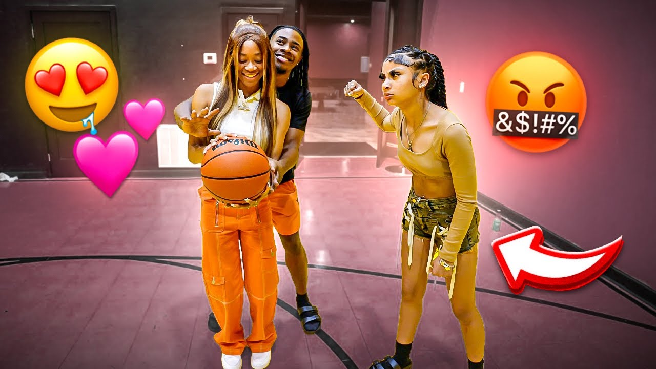 OVERLY FLIRTING WITH JAYLON IN FRONT OF ASYA ! **GONE WRONG**