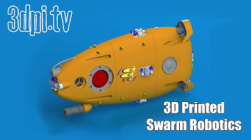 3D Printed Swarm Robotics to Safeguard the Oceans