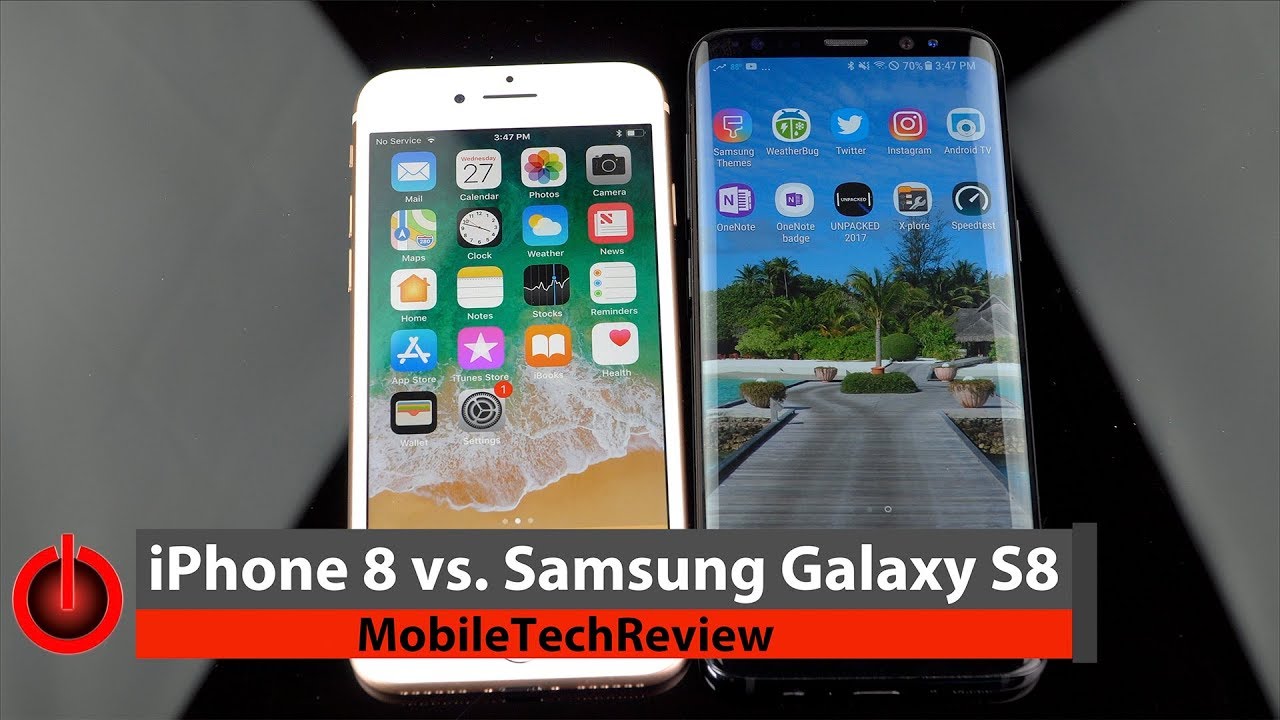 iPhone 8 vs. Samsung Galaxy S8 Comparison Smackdown YouTube