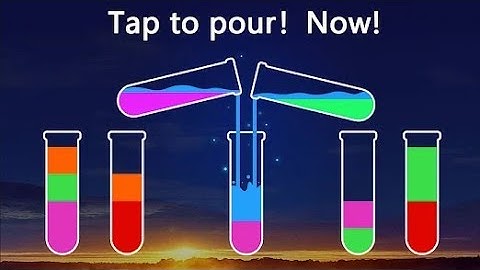 WATER COLOR SORT GAME 2022. 1-10 LEVELS COMPLETED..