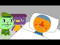 Noodle and pals noodles deathbed featuring flippy by antoons