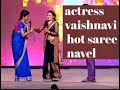 Agnisakshi serialactress vaishnavi hot saree navel slip 