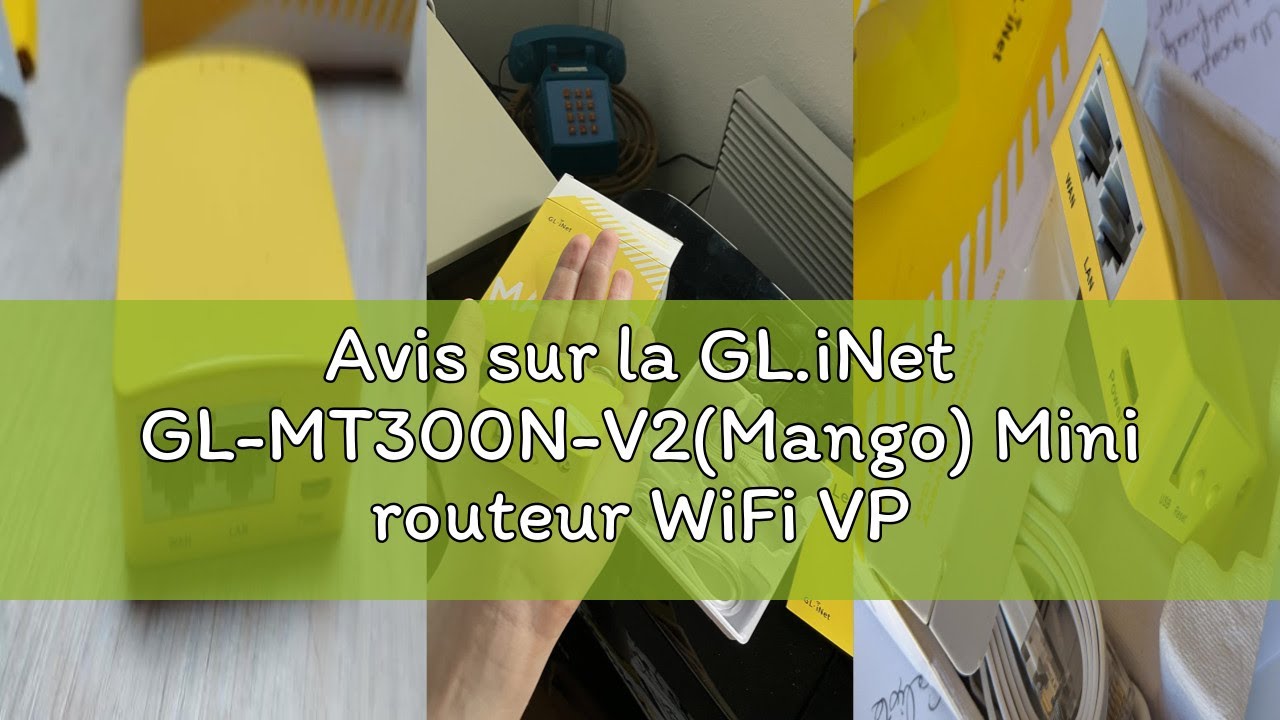 GL.iNet GL-MT6000 (Flint 2) WiFi 6 Routeur et Benin