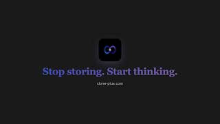 Clone+ - zettelkasten based note app