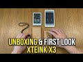 Unboxing and first start of my space black XTEINK X3