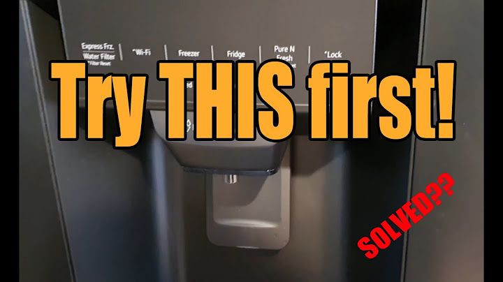 Why won t my ge fridge dispense water after replacing filter